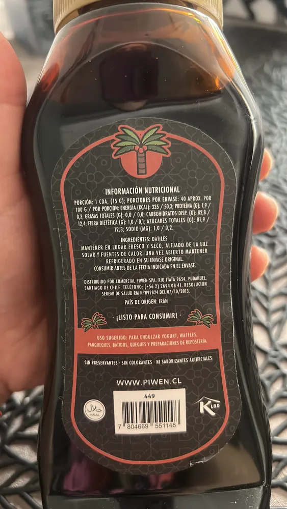 Syrup Dátil