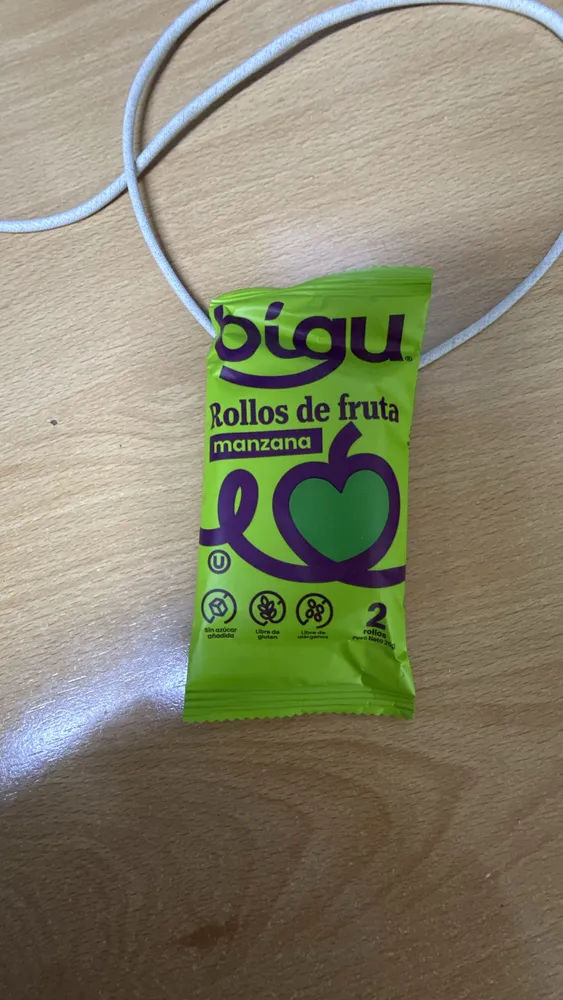 Rollos de fruta manzana