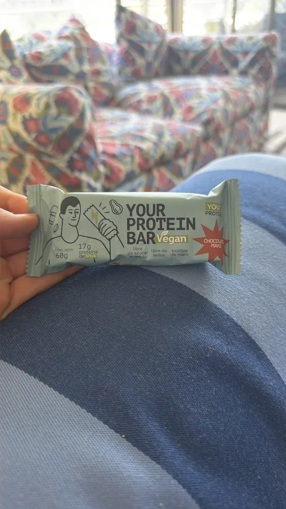 YOUR PROTEIN BAR Vegan Chocolate Maní
