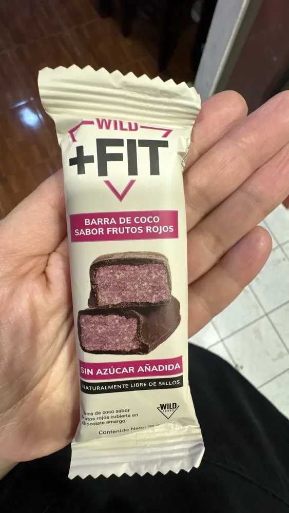 BARRA DE COCO SABOR FRUTOS ROJOS