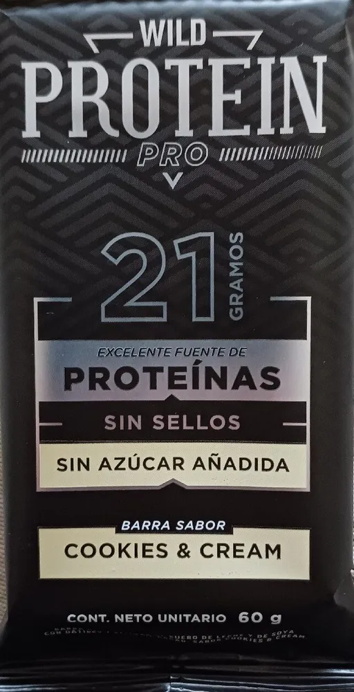 WILD PROTEIN PRO BARRA SABOR COOKIES & CREAM
