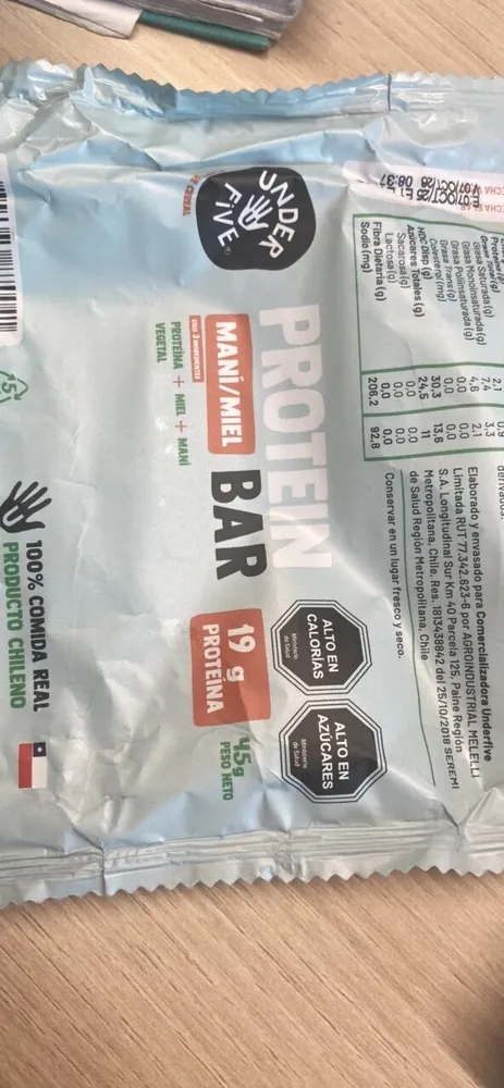 PROTEIN BAR MANÍ/MIEL