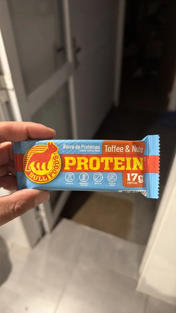 Barra de Proteínas Sabor Toffee-Maní