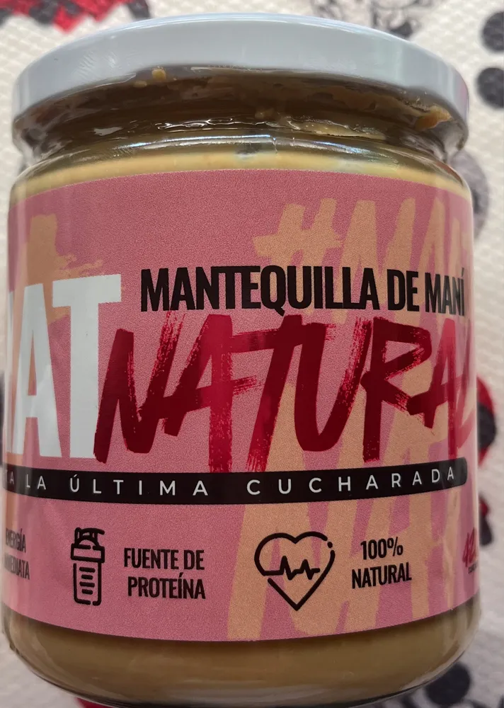 Mantequilla De Maní Natural