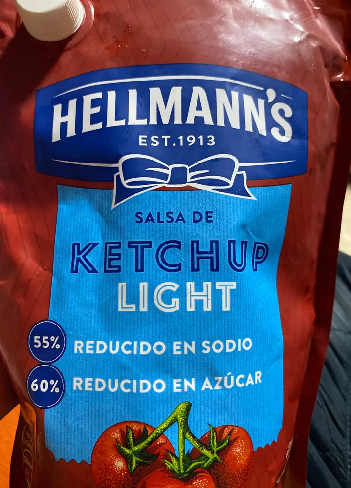 Ketchup Hellmanns Light