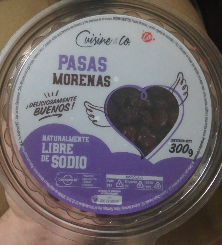 Pasas morenas