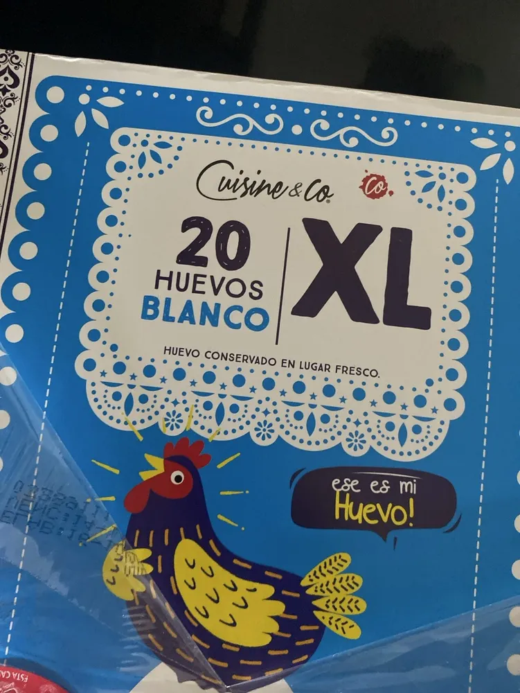 Huevos Blancos XL