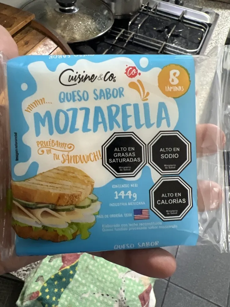 Queso sabor mozzarella