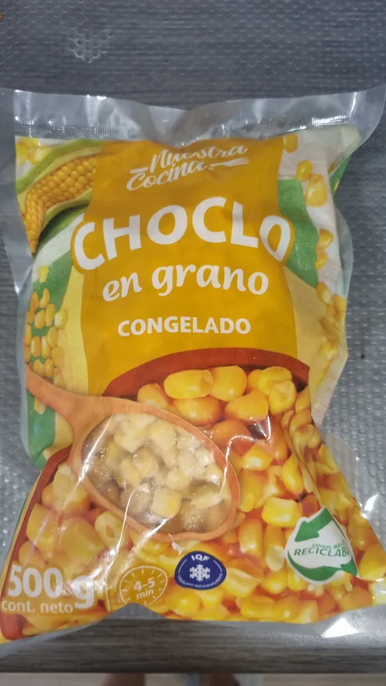 Choclo en grano