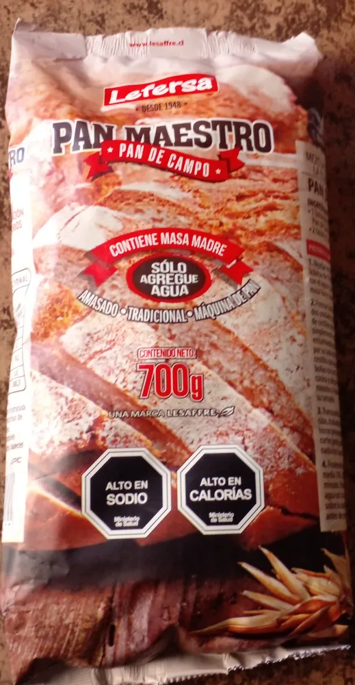 Pan maestro pan de campo