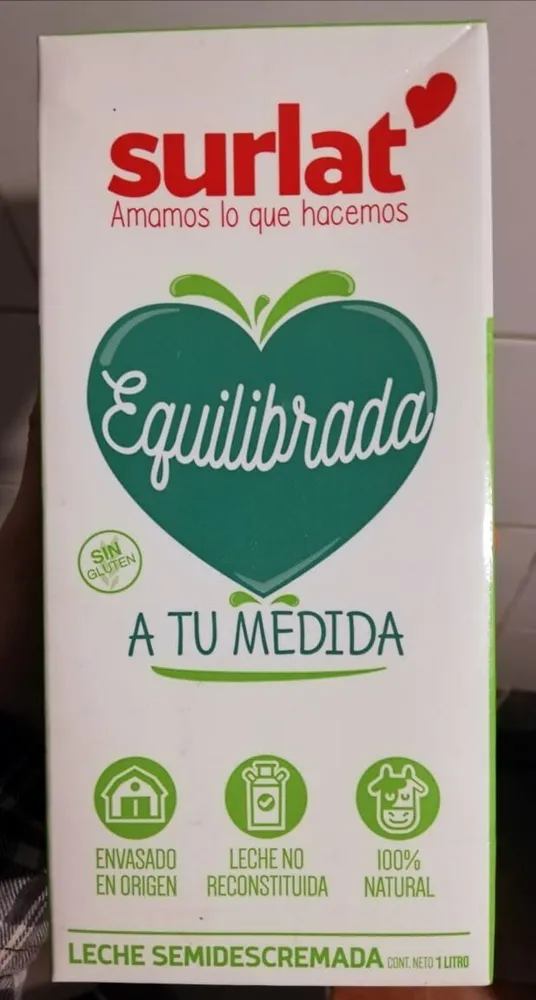 Leche semidescremada, Surlat