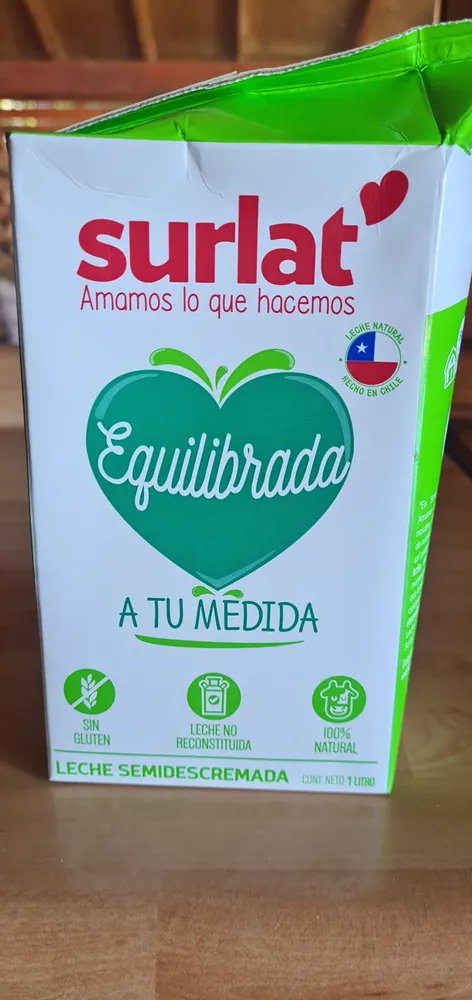 Leche semidescremada Equilibrada