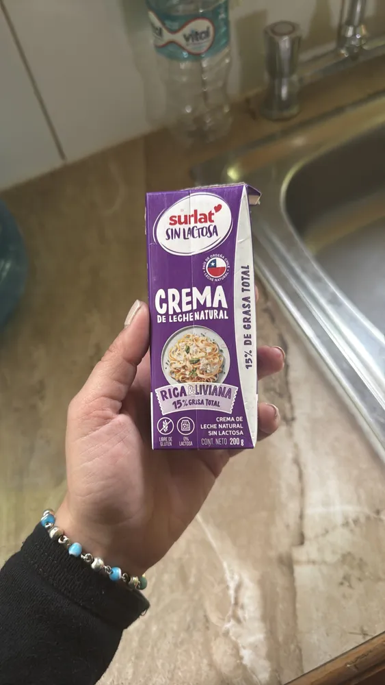 CREMA DE LECHE NATURAL