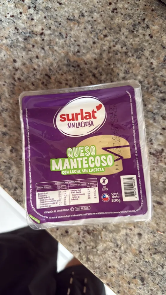 Queso Mantecoso con leche sin lactosa
