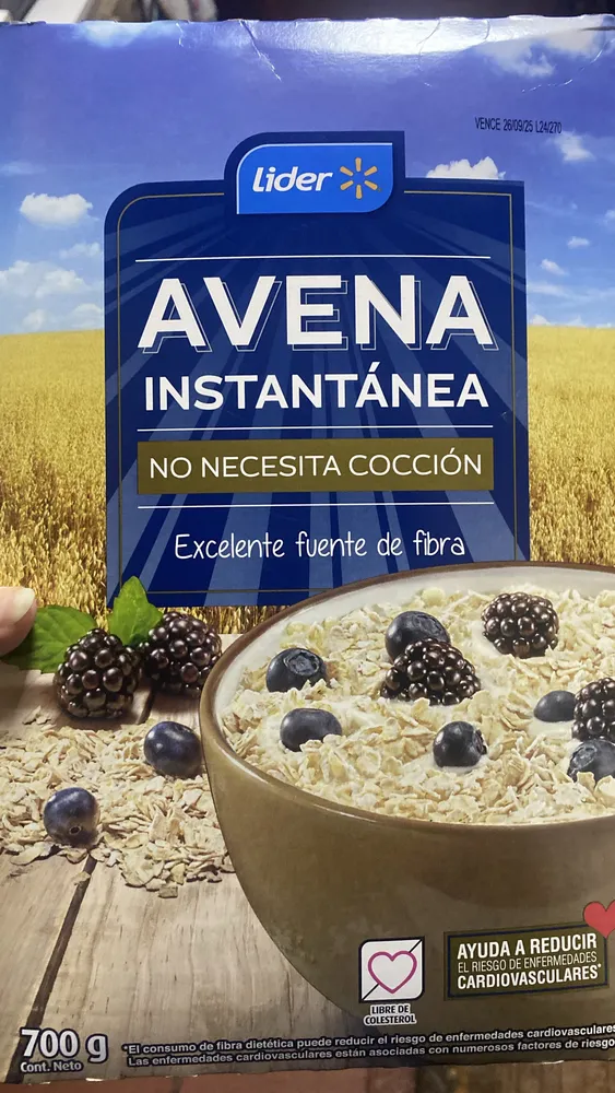 AVENA INSTANTÁNEA