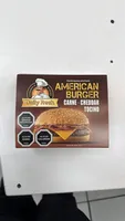 American Burger Carne Cheddar Tocino