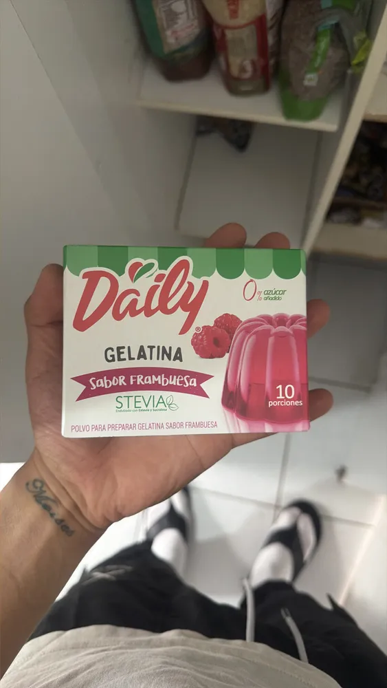 Gelatina Sabor Frambuesa