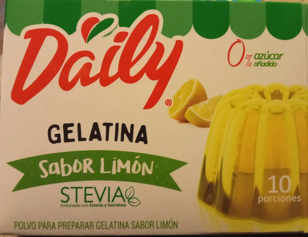 Gelatina Sabor Limón