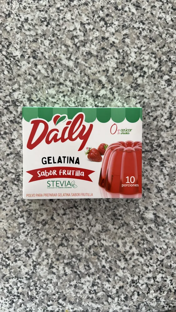 GELATINA Sabor FRUTilla