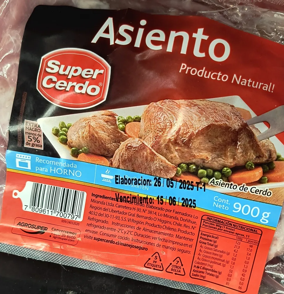 Asiento Cerdo