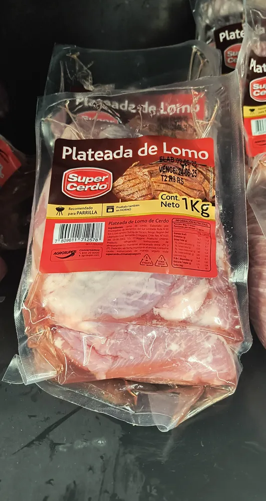 plateada lomo