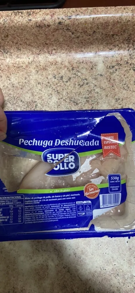pechuga deshuesada 530