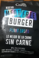 Meat free burger
