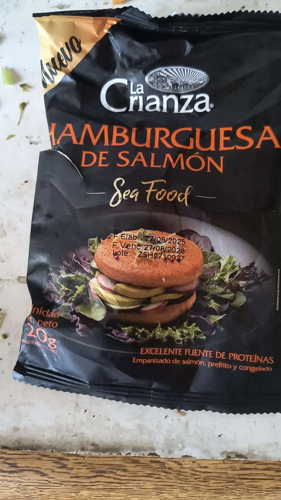 HAMBURGUESA DE SALMÓN