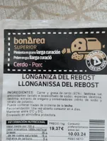 Longaniza del Rebost