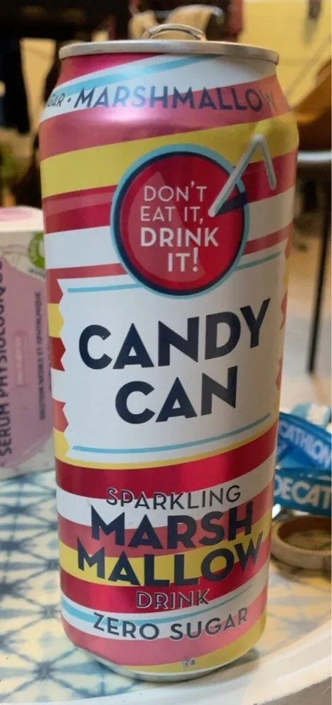 Candy can marshmallow