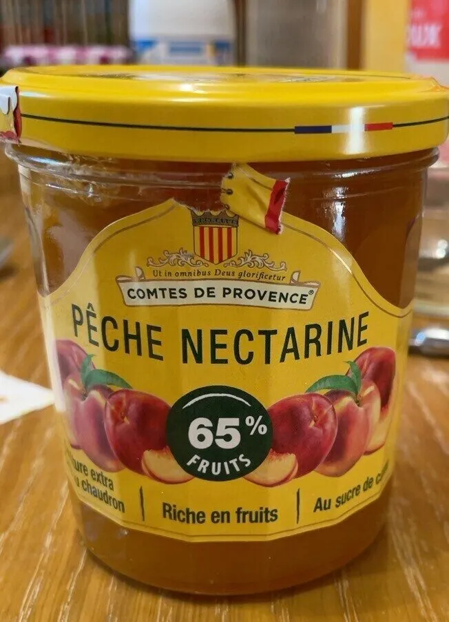 Confiture pêche nectarine