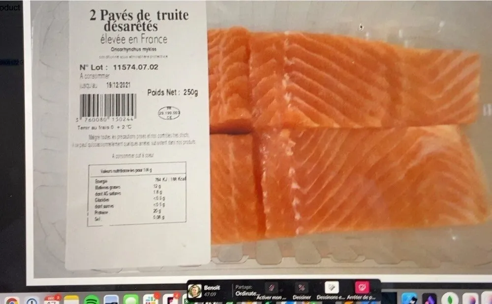 Pave de truite