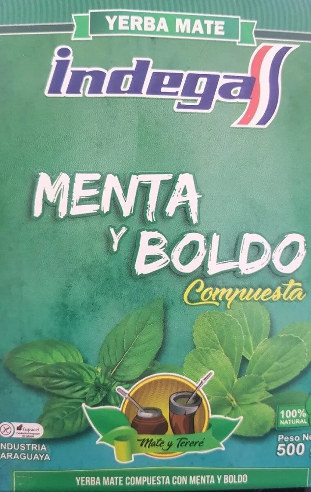 YERBA MATE  menta y boldo