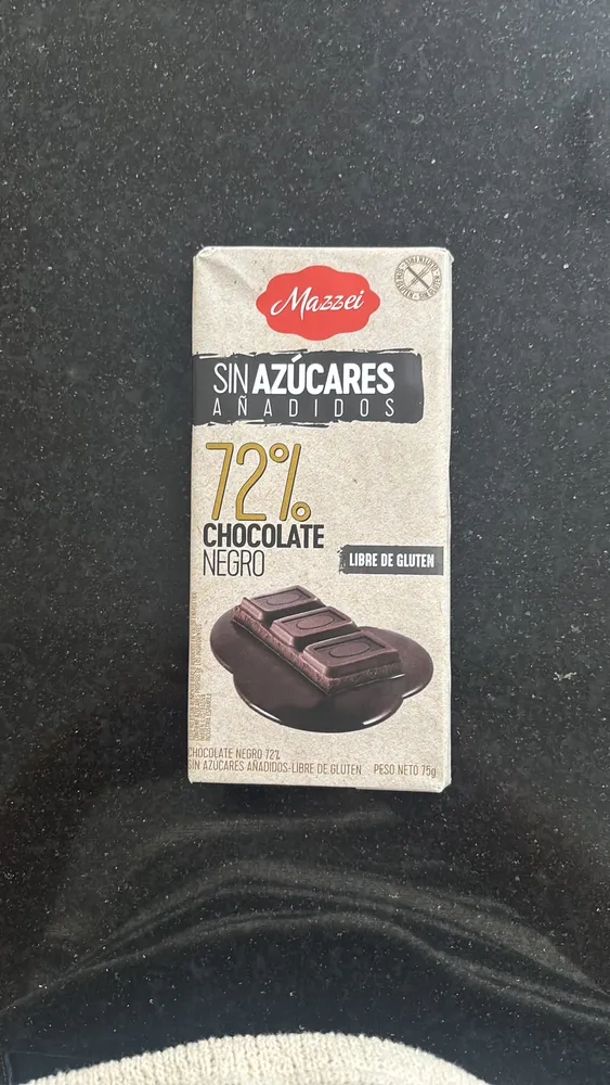 SIN AZÚCARES AÑADIDOS 72% CHOCOLATE NEGRO