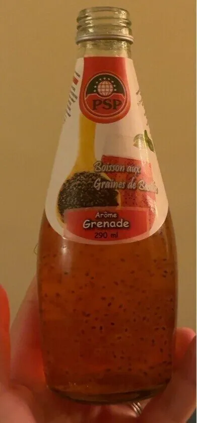 Boisson grenade et basilic
