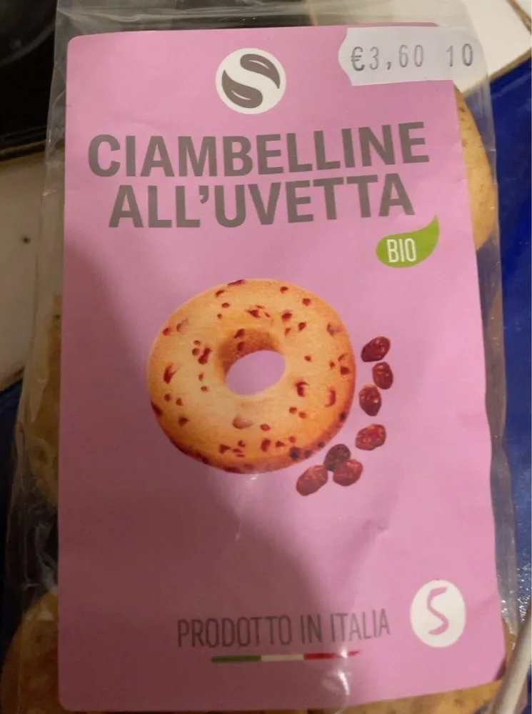 Ciambelline all’uvetta