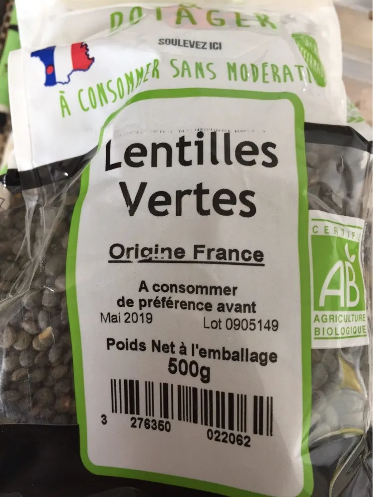 Lentille verte