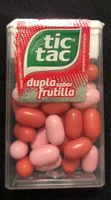 Pastilha Morango Incrível Dupla Tic Tac Caixa 16g