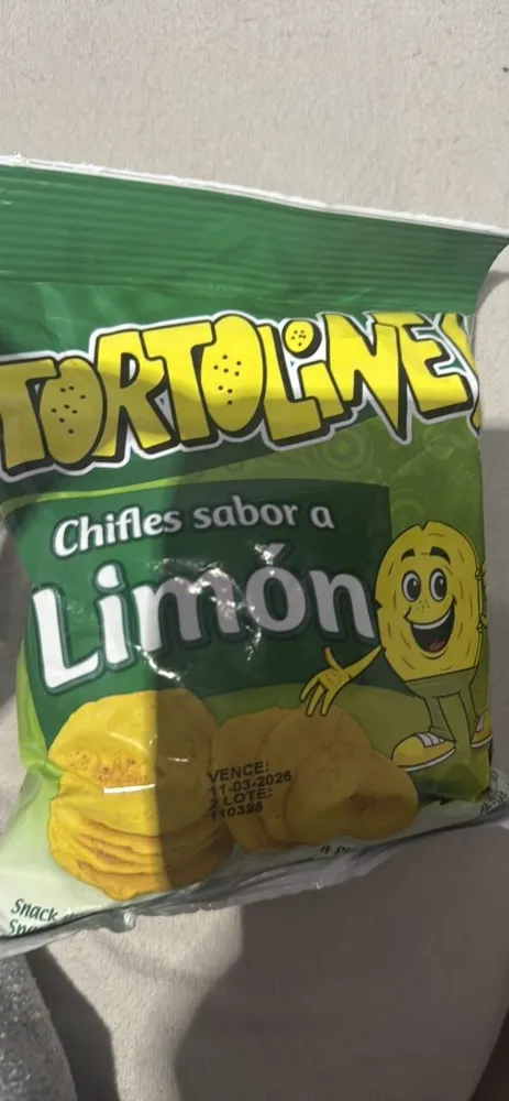 Chifles sabor a limón