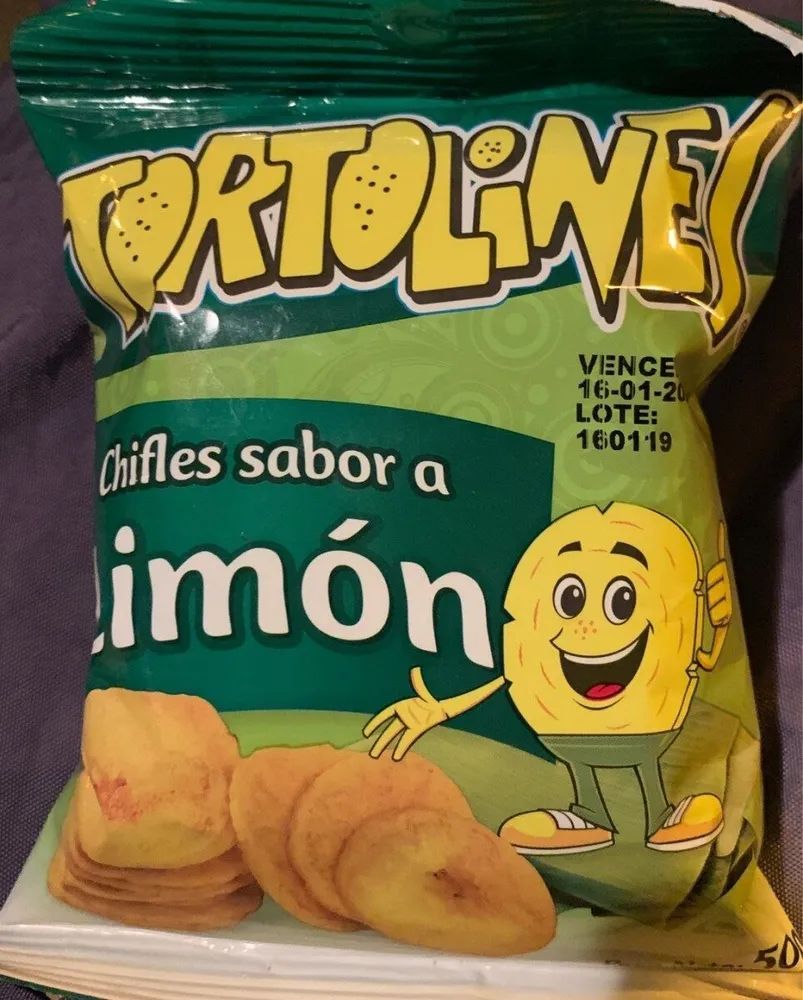 Tortolines - chifles sabor limón