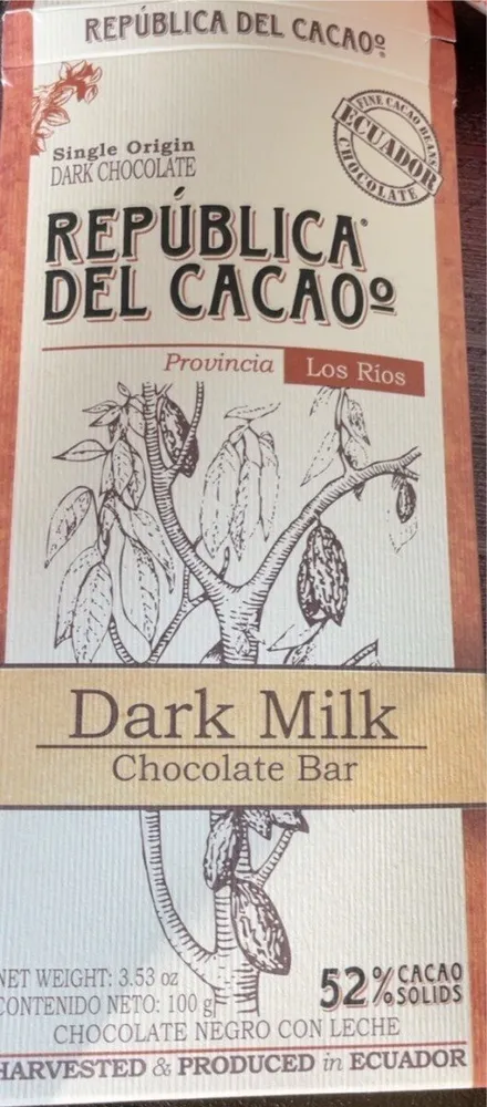 Dark Milk Chocolate Bar