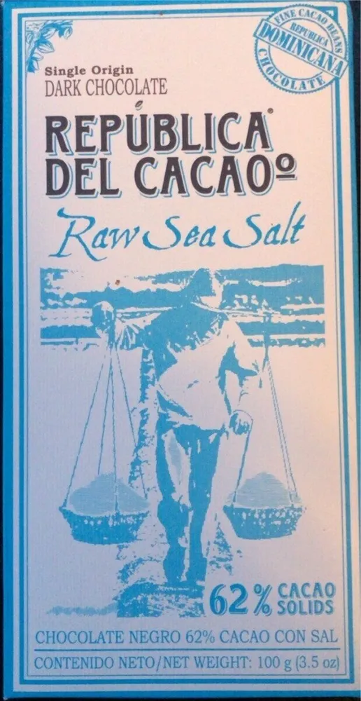 Raw Sea Salt Dark Chocolate