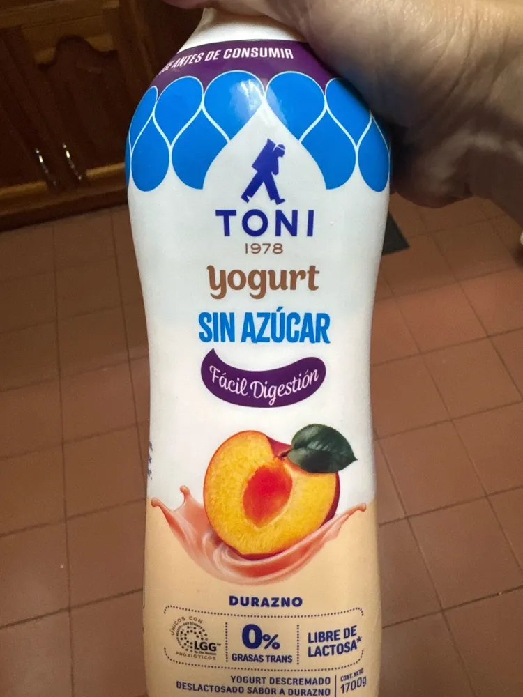 Yogurt Sin Azúcar Durazno