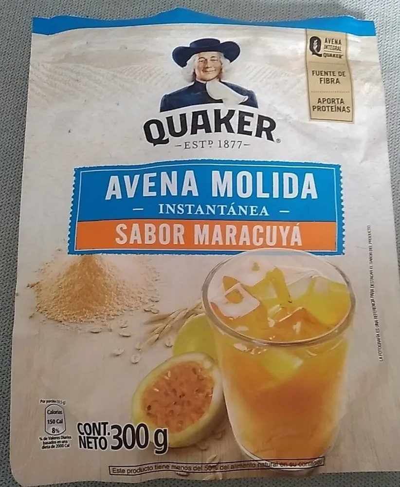 Avena molida sabor maracuyá