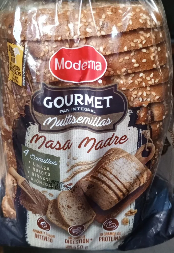 Pan Integral De Masa Madre 4 Semillas