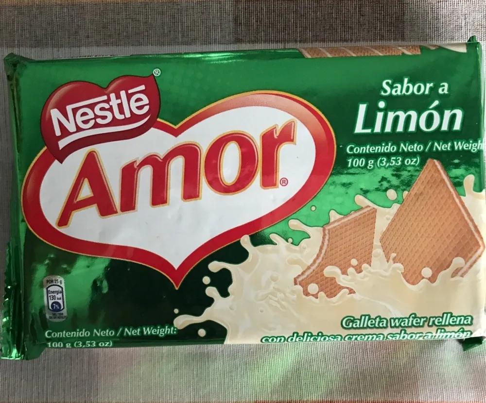 Galletas wafe sabor limon