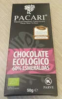 Chocolate ecológico 60% esmeraldas