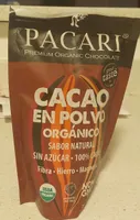 Cacao en polvo orgánico