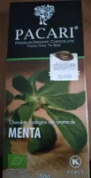 Chocolate ecólogico con aroma de menta
