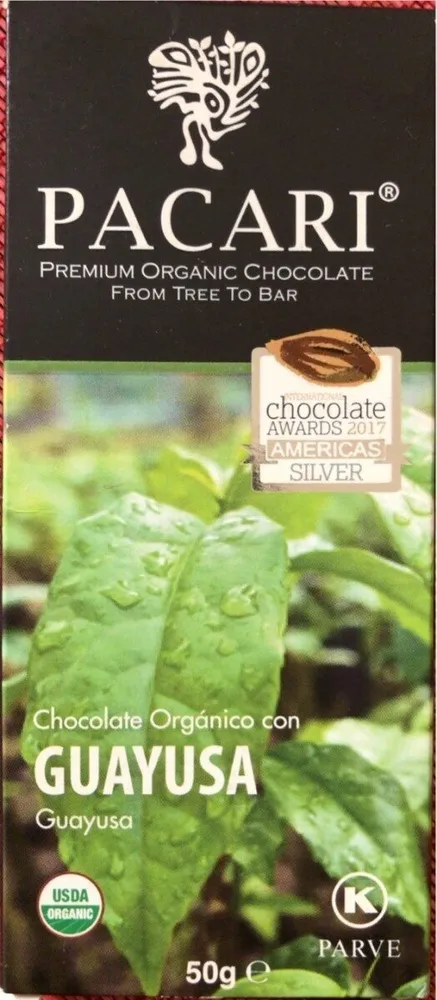 Chocolate Organica con Guayusa